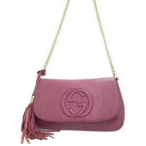 Gucci Soho Chain Tote pebbled leather Shoulder Bag